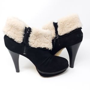 UGG Australia Georgette Platform Ankle Bootie Blac